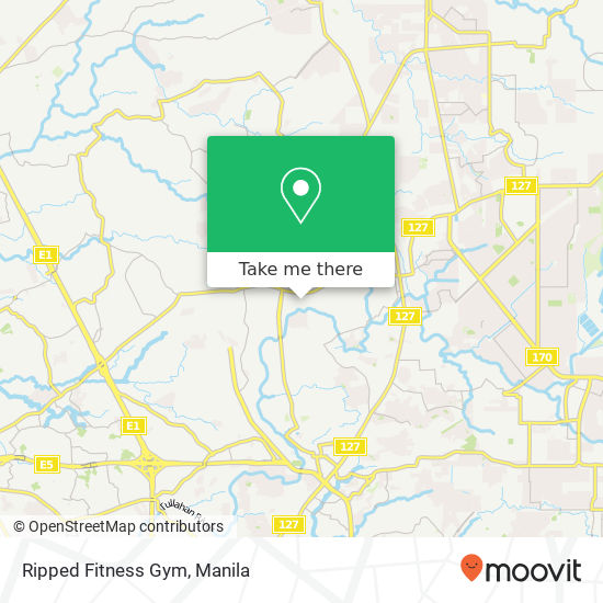 Ripped Fitness Gym map
