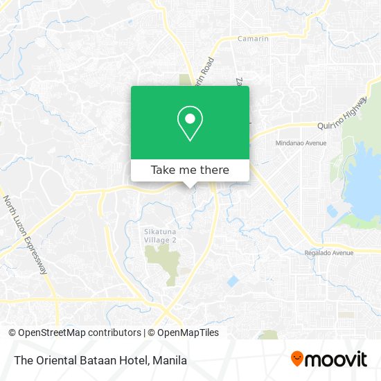 The Oriental Bataan Hotel map