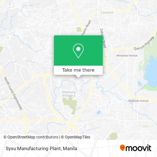 Sysu Manufacturing Plant map