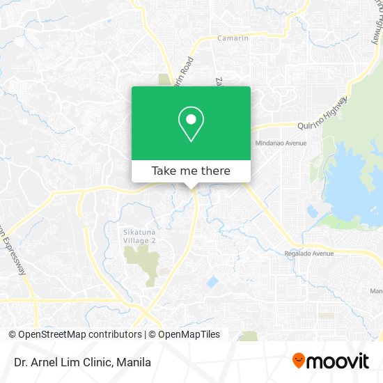 Dr. Arnel Lim Clinic map