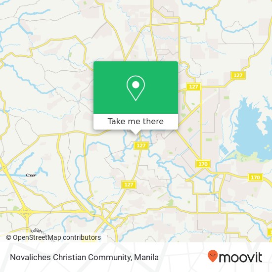 Novaliches Christian Community map