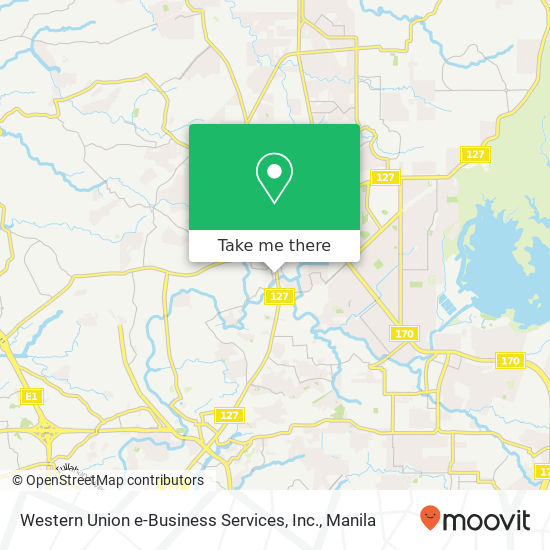 Western Union e-Business Services, Inc. map