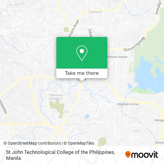 St John Technological College of the Philippines map
