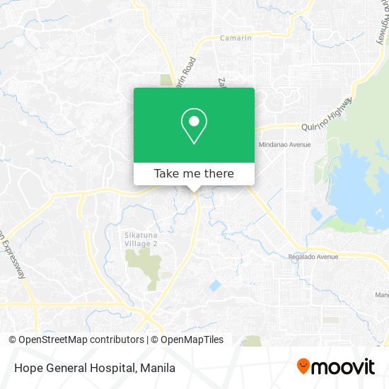 Hope General Hospital map