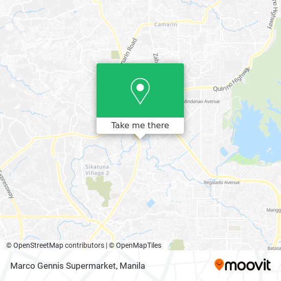 Marco Gennis Supermarket map