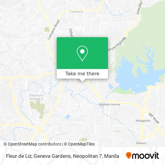 Fleur de Liz, Geneva Gardens, Neopolitan 7 map