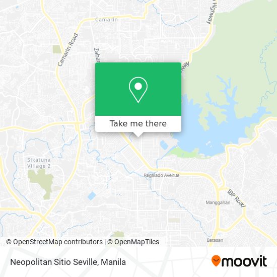 Neopolitan Sitio Seville map