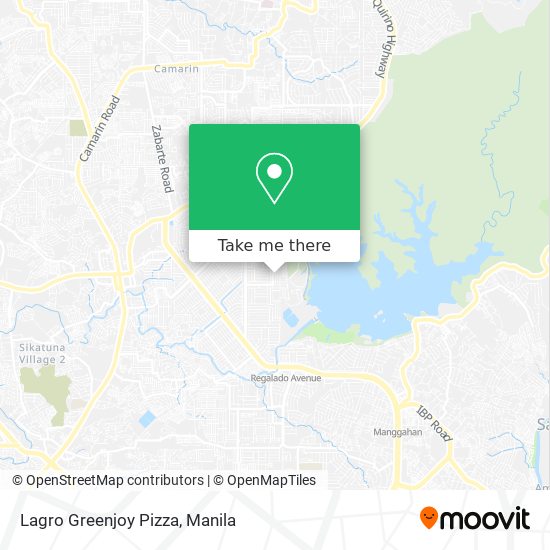 Lagro Greenjoy Pizza map