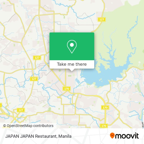 JAPAN JAPAN Restaurant map
