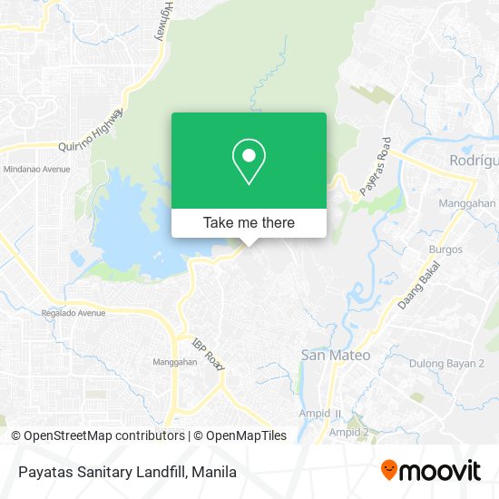 Payatas Sanitary Landfill map
