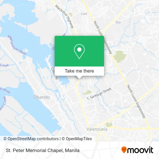 St. Peter Memorial Chapel map