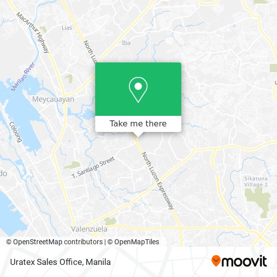 Uratex Sales Office map