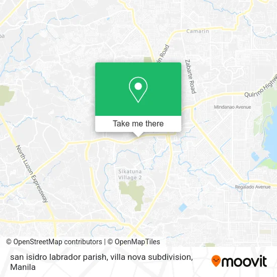 san isidro labrador parish, villa nova subdivision map