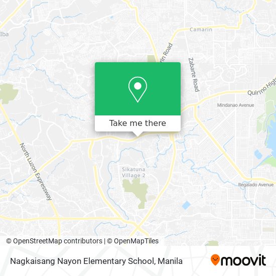 Nagkaisang Nayon Elementary School map