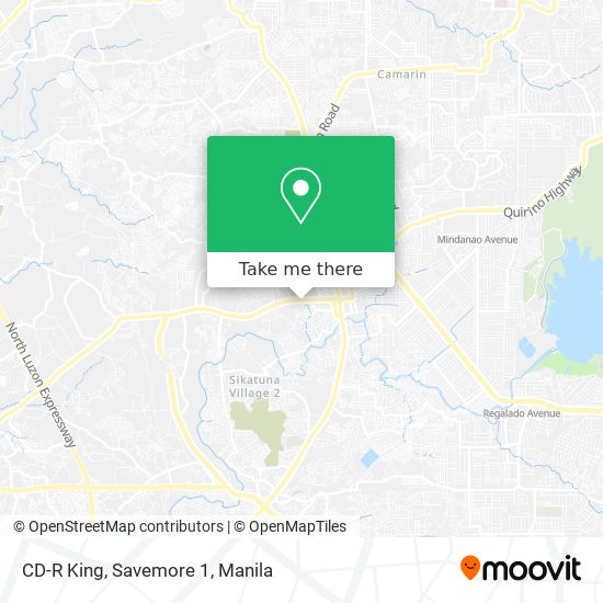 CD-R King, Savemore 1 map