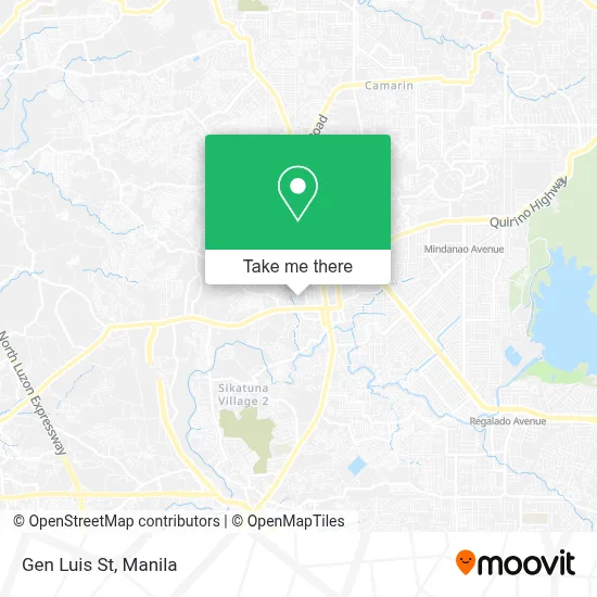 Gen Luis St map