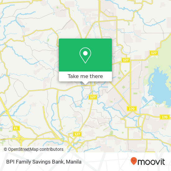 BPI Family Savings Bank map