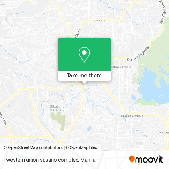 western union susano complex map