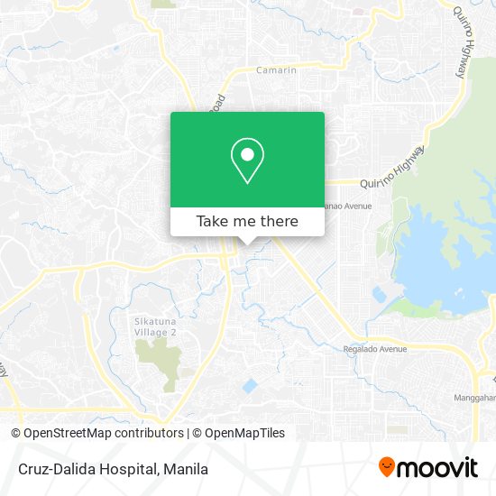 Cruz-Dalida Hospital map