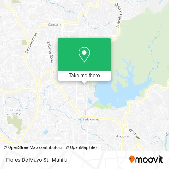 Flores De Mayo St. map