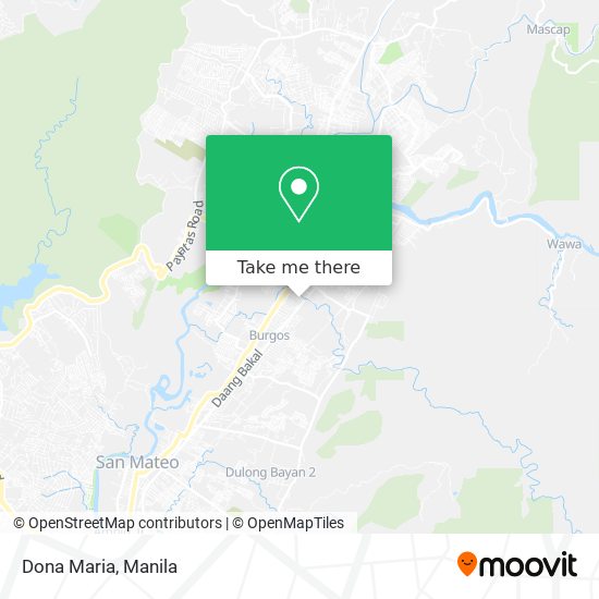 Dona Maria map