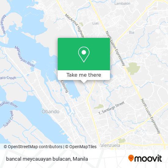 bancal meycauayan bulacan map