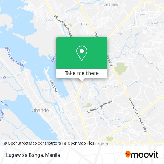 Lugaw sa Banga map