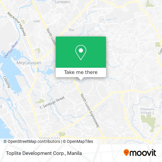 Toplite Development Corp. map