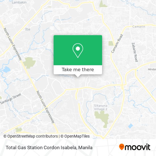 Total Gas Station Cordon Isabela map