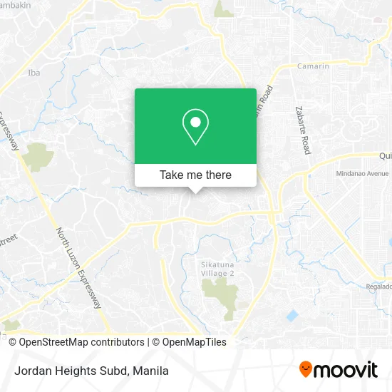 Jordan Heights Subd map