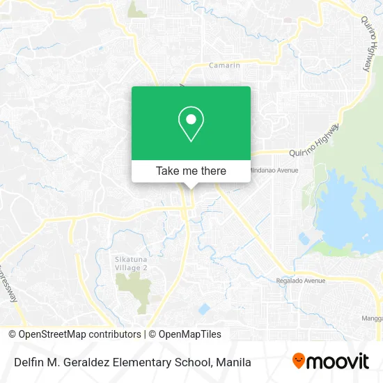 Delfin M. Geraldez Elementary School map