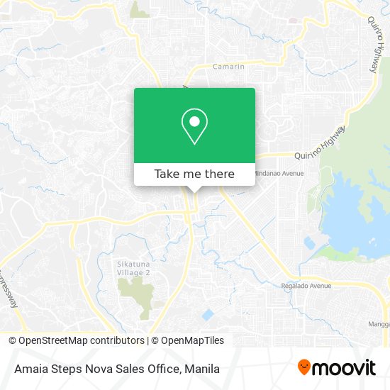 Amaia Steps Nova Sales Office map