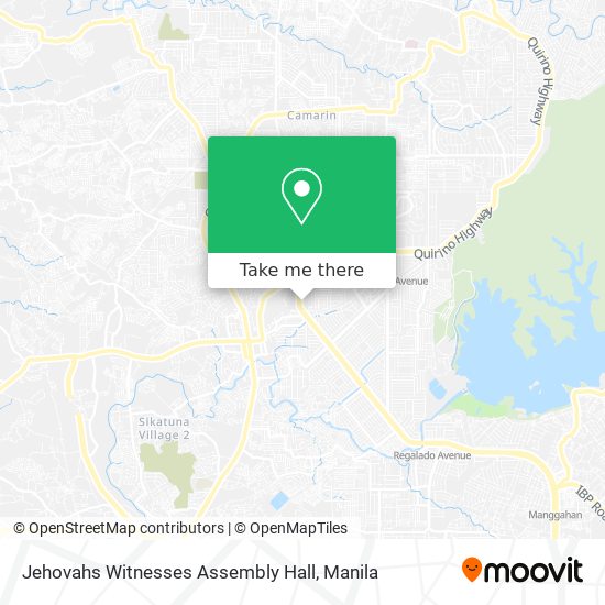Jehovahs Witnesses Assembly Hall map