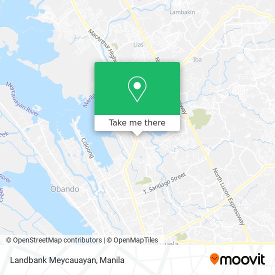 Landbank Meycauayan map