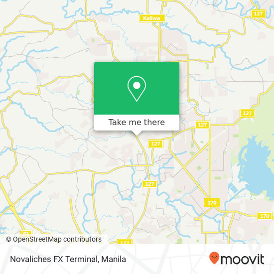 Novaliches FX Terminal map