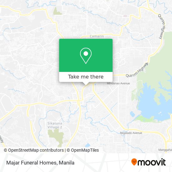 Majar Funeral Homes map