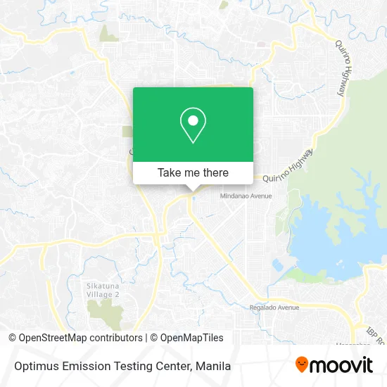 Optimus Emission Testing Center map