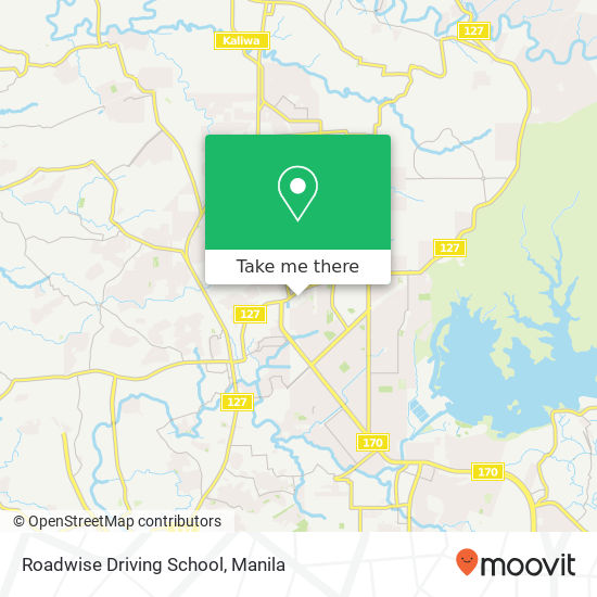 Roadwise Driving School map