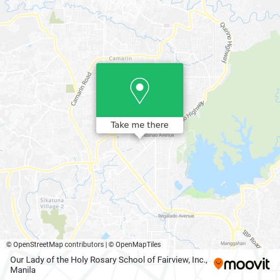 Our Lady of the Holy Rosary School of Fairview, Inc. map