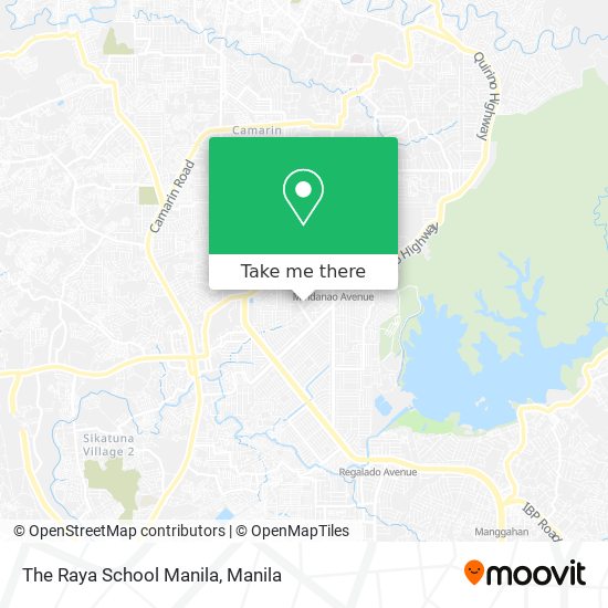 The Raya School Manila map