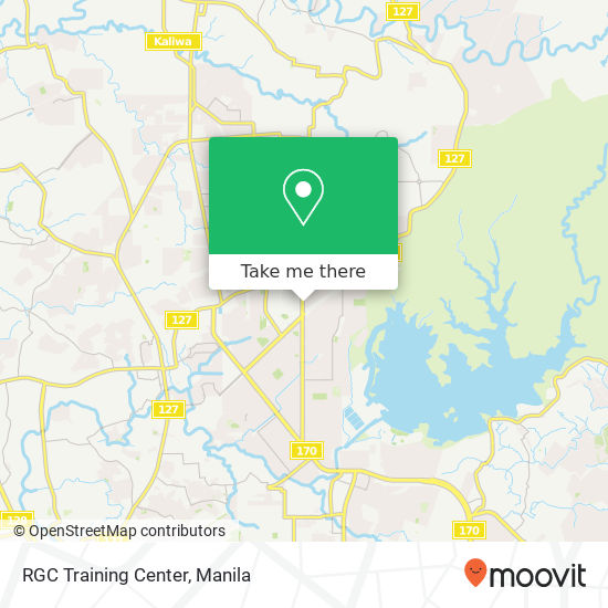 RGC Training Center map