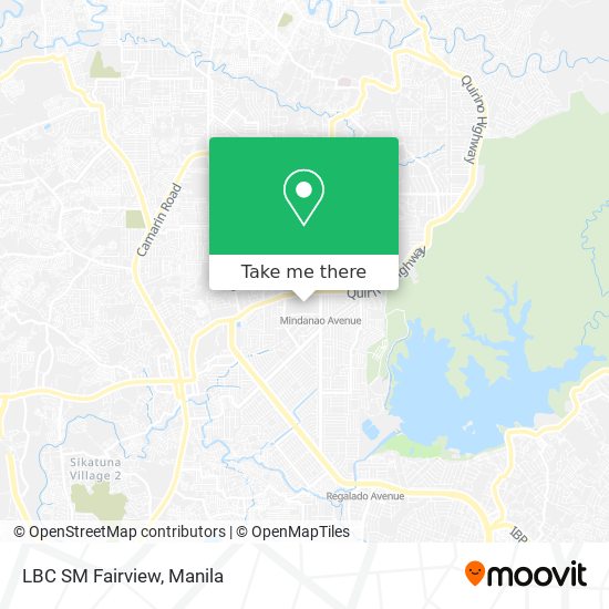 LBC SM Fairview map