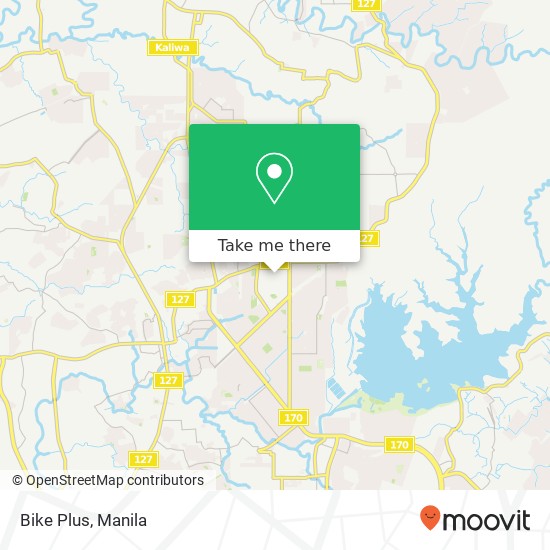 Bike Plus map