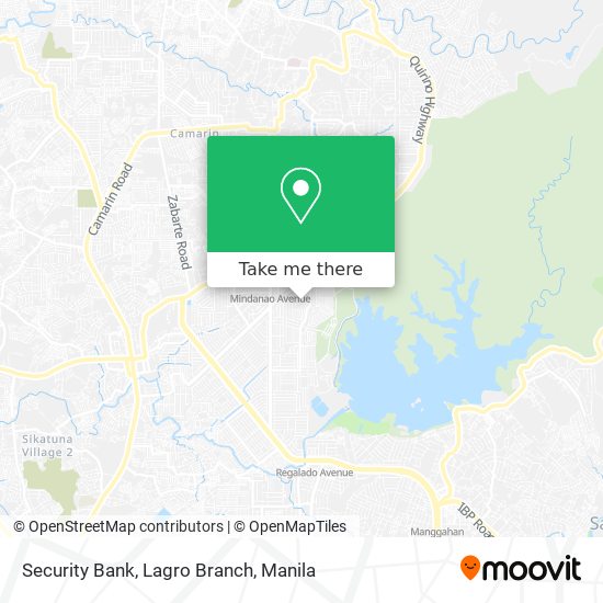 Security Bank, Lagro Branch map