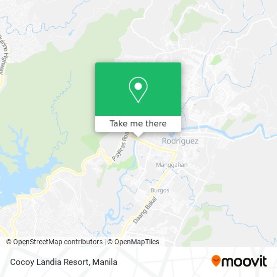 Cocoy Landia Resort map