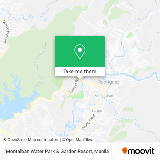 Montalban Water Park & Garden Resort map