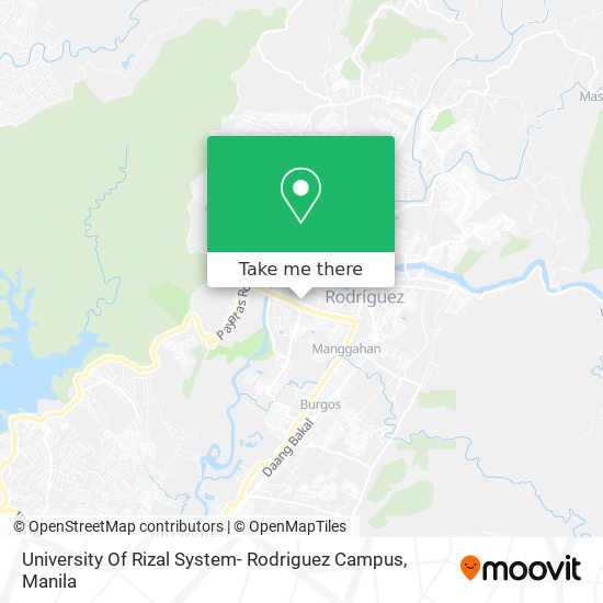 University Of Rizal System- Rodriguez Campus map