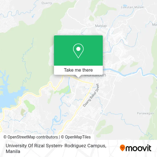 How to Get to University Of Rizal System- Rodriguez Campus by Bus?