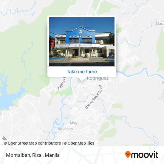 Montalban, Rizal map