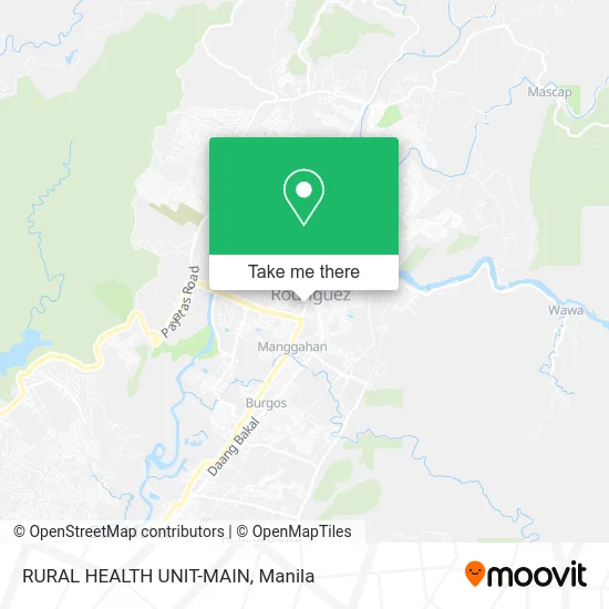 RURAL HEALTH UNIT-MAIN map